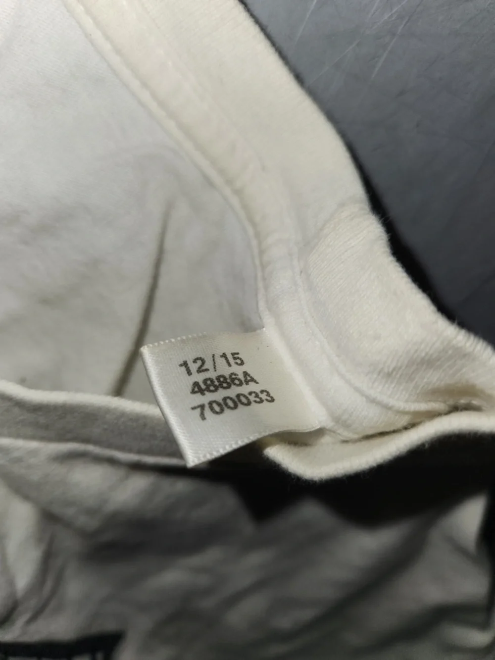 Adidas White Tee with Light Gray Trefoil